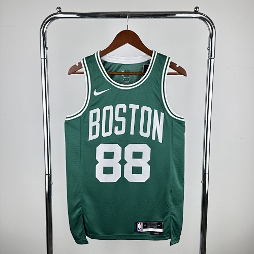 Boston Celtics Neemias Queta #88 Away Green Basketball Jersey