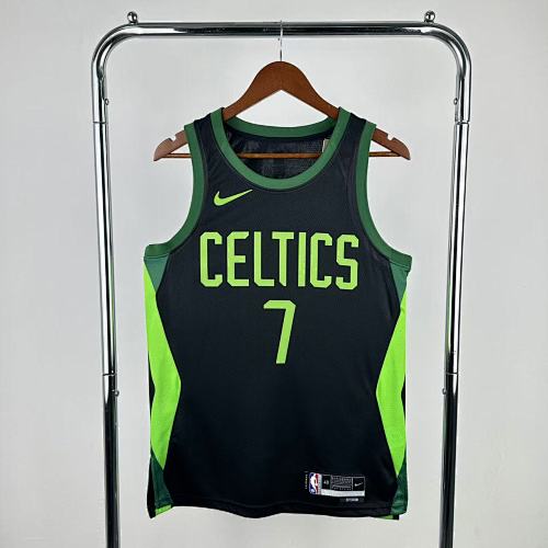Boston Celtics Jaylen Brown #7 City Edition 25 Season Basketball Jersey