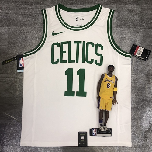 Boston Celtics Kyrie Irving #11 White Basketball Jersey