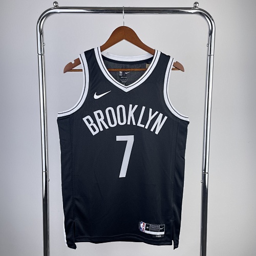 Brooklyn Nets Kevin Durant #7 Black 23 Season Basketball Jersey