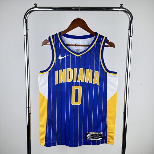 Indiana Pacers Tyrese Haliburton #0 City Edition 21 Season Basketball Jersey