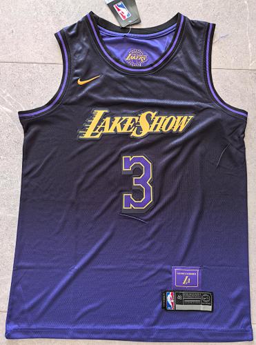 Los Angeles Lakers City Edition Purple Basketball Jersey