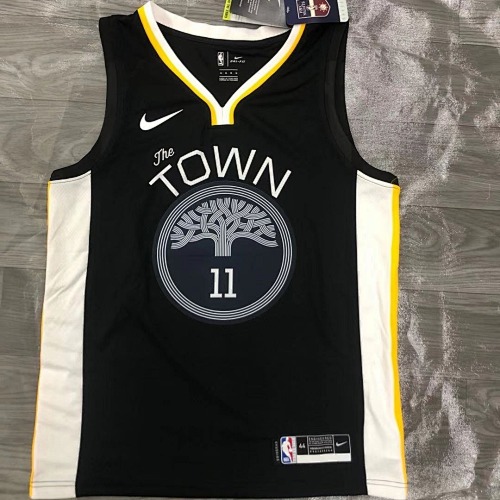 Golden State Warriors Klay Thompson #11 City Edition Black 19 Season Basketball Jersey