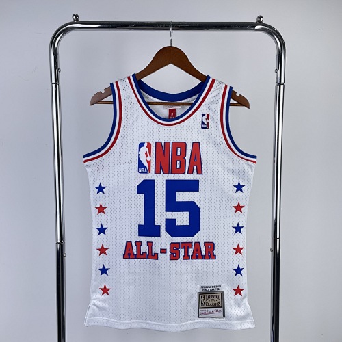#15 Retro Edition All-Star White 03 Season Basketball Jersey