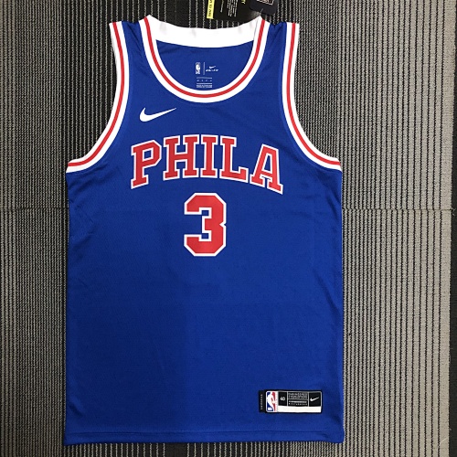 Philadelphia 76ers Allen Iverson #3 Retro Edition Basketball Jersey