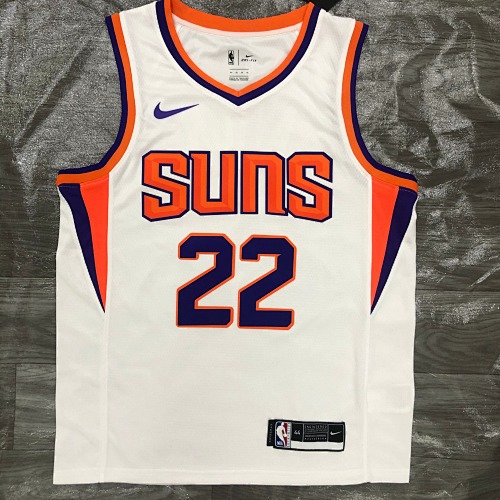 Phoenix Suns #22 White Basketball Jersey