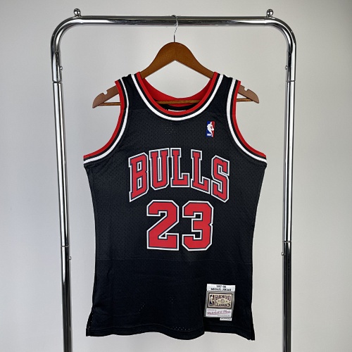 Chicago Bulls Michael Jordan #23 Retro Edition Black 98 Season Basketball Jersey