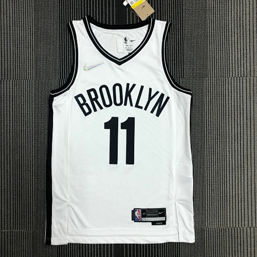 Brooklyn Nets Kyrie Irving #11 White Basketball Jersey