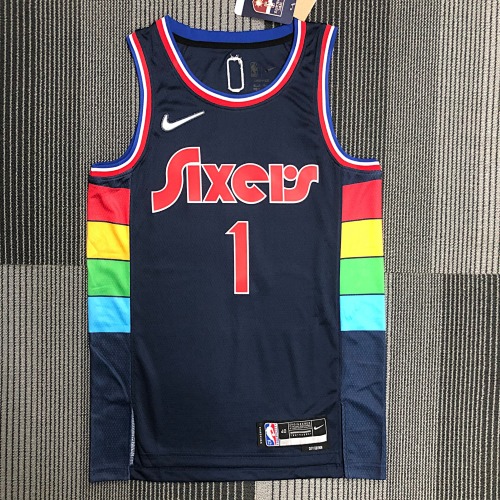 Philadelphia 76ers James Harden #1 City Edition 22 Season Basketball Jersey