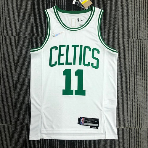 Boston Celtics Kyrie Irving #11 White Basketball Jersey