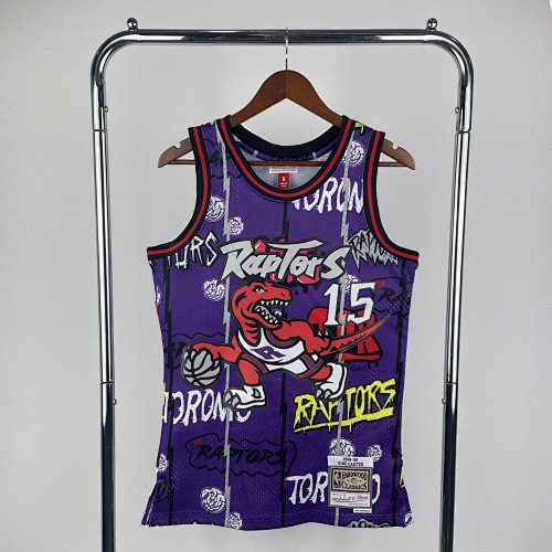 Toronto Raptors #15 Retro Edition 99 Season Basketball Jersey