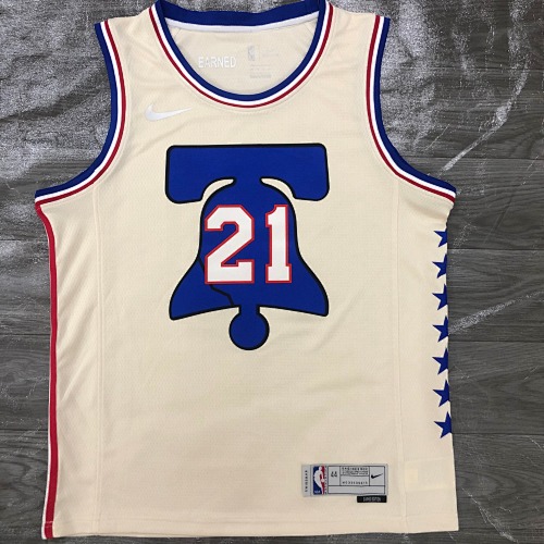 Philadelphia 76ers Joel Embiid #21 21 Season Basketball Jersey