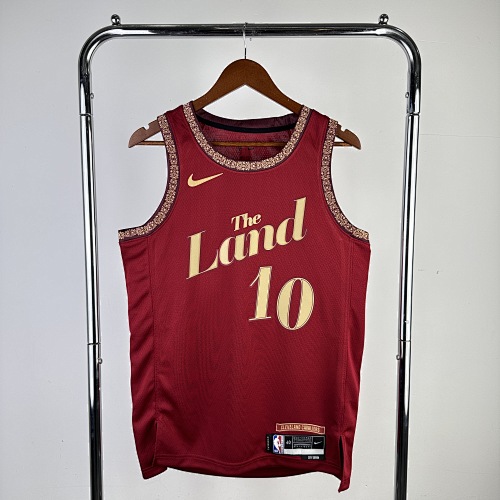 Cleveland Cavaliers #10 City Edition 24 Season Basketball Jersey