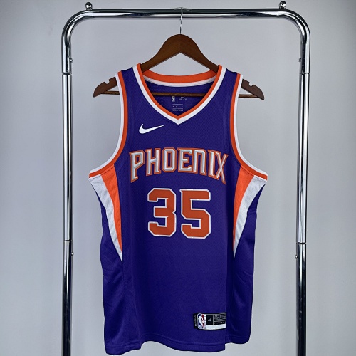 Phoenix Suns Kevin Durant #35 Purple Basketball Jersey