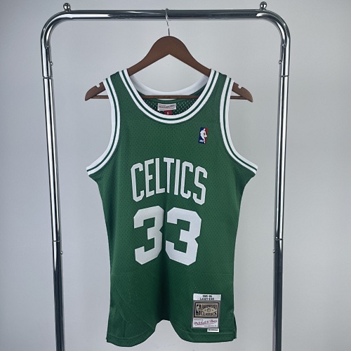 Boston Celtics #33 Retro Edition Green 86 Season Basketball Jersey