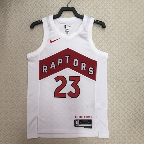 Toronto Raptors Michael Jordan #23 Home White 23 Season Basketball Jersey