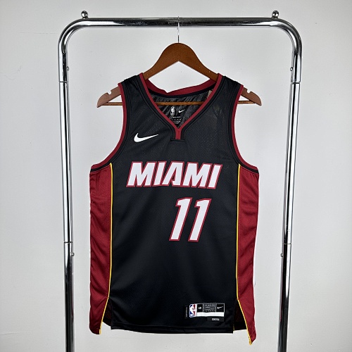 Miami Heat #11 Away Black Basketball Jersey