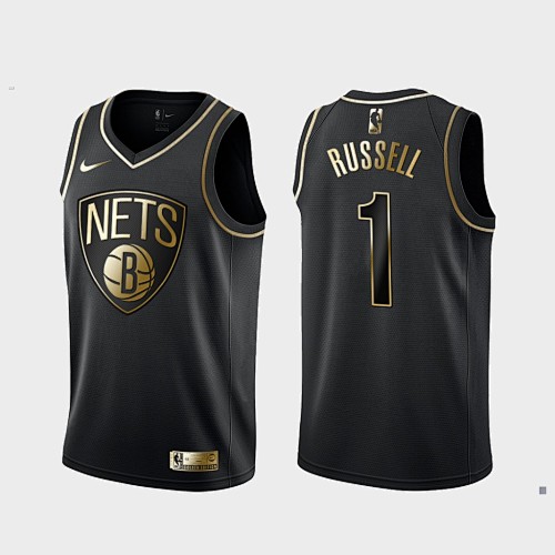 Brooklyn Nets Fan Edition Yellow Basketball Jersey