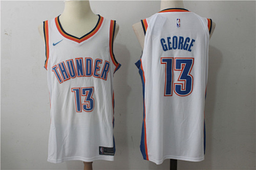 Oklahoma City Thunder Chris Paul Player Edition White Basketball Jersey