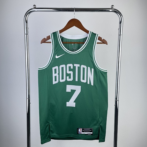Boston Celtics Jaylen Brown #7 Green 23 Season Basketball Jersey