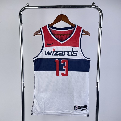 Washington Wizards Jordan Poole #13 Home White 23 Season Basketball Jersey