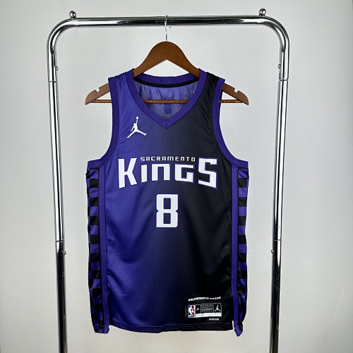 Sacramento Kings #8 Jumpman 24 Season Basketball Jersey
