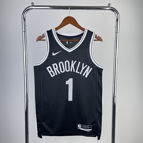 Brooklyn Nets #1 Black 23 Season Basketball Jersey