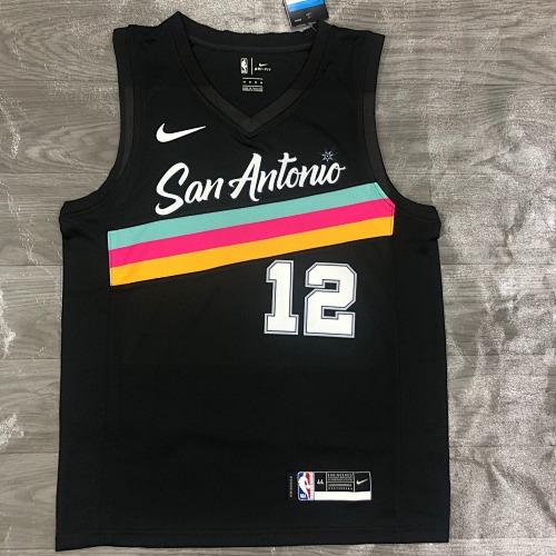 San Antonio Spurs #12 City Edition 21 Season Basketball Jersey