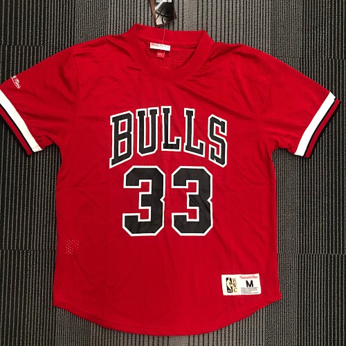 Chicago Bulls Scottie Pippen #33 Retro Edition Red Basketball Jersey
