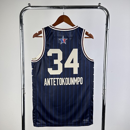 Giannis Antetokounmpo #34 All-Star 24 Season Basketball Jersey