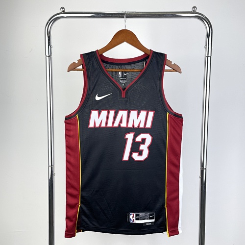 Miami Heat #13 Black 23 Season Basketball Jersey
