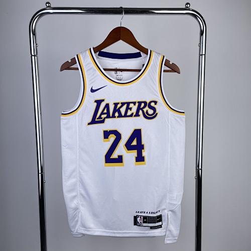 Los Angeles Lakers #24 White 23 Season Basketball Jersey