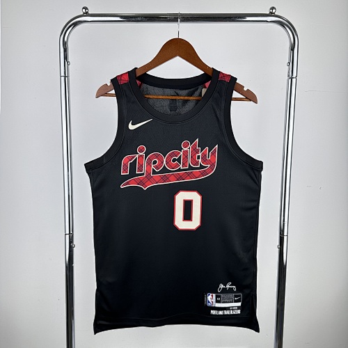 Portland Trail Blazers Damian Lillard #0 City Edition 24 Season Basketball Jersey
