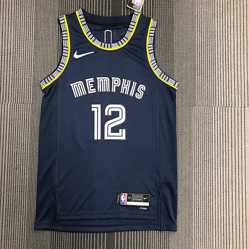 Memphis Grizzlies #12 City Edition 22 Season Basketball Jersey
