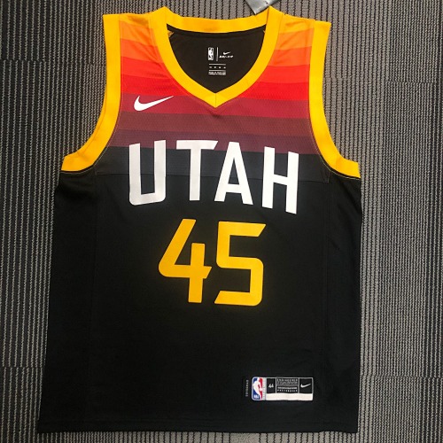 Utah Jazz #45 City Edition 21 Season Basketball Jersey