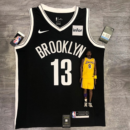 Brooklyn Nets James Harden #13 Black Basketball Jersey