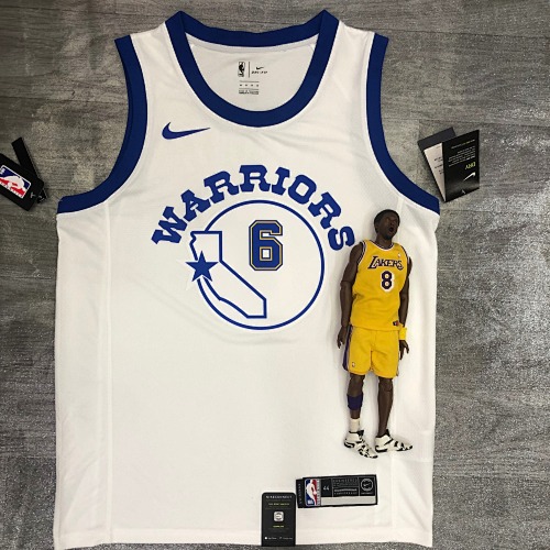 Golden State Warriors #6 White Socks