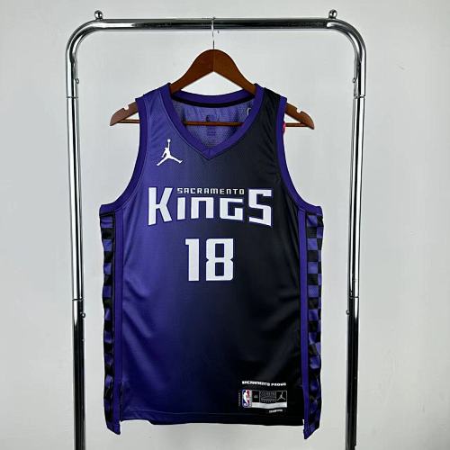 Sacramento Kings #18 Limited Edition Jumpman 24 Season Basketball Jersey