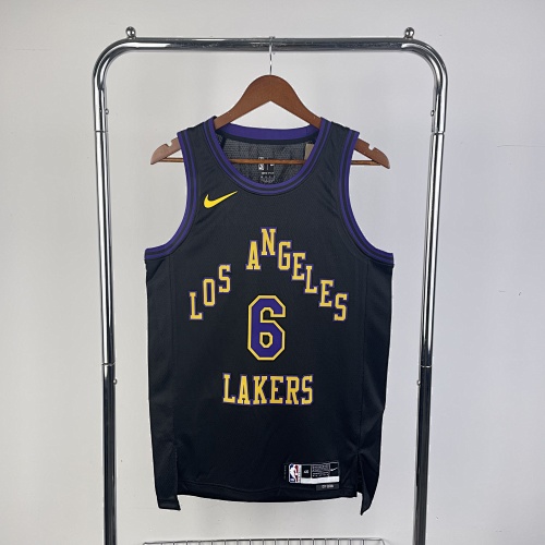Los Angeles Lakers LeBron James #6 City Edition 26 Season Basketball Jersey