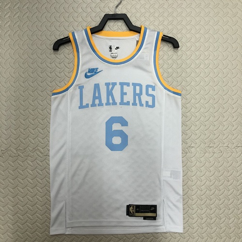 Los Angeles Lakers LeBron James #6 Retro Edition 23 Season Basketball Jersey