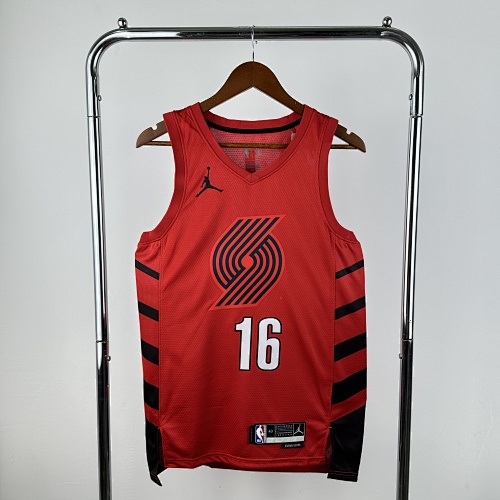 Portland Trail Blazers #16 Jumpman 23 Season Basketball Jersey