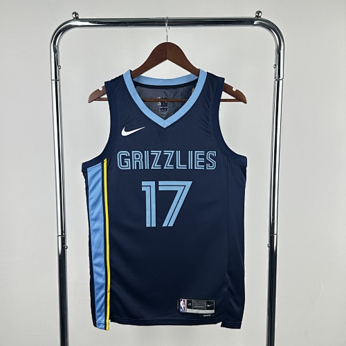 Memphis Grizzlies #17 Blue 23 Season Basketball Jersey