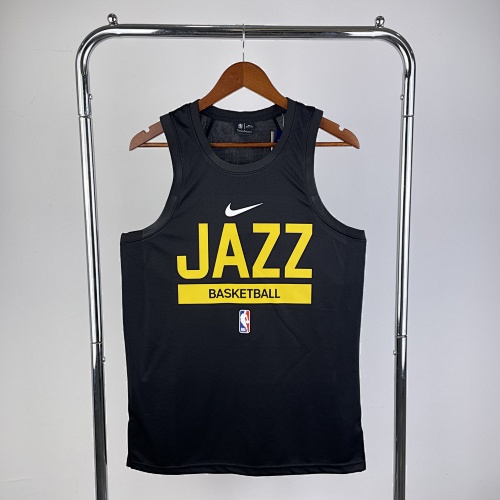 Utah Jazz Player Edition Training Black 23 Season Training Tank Top