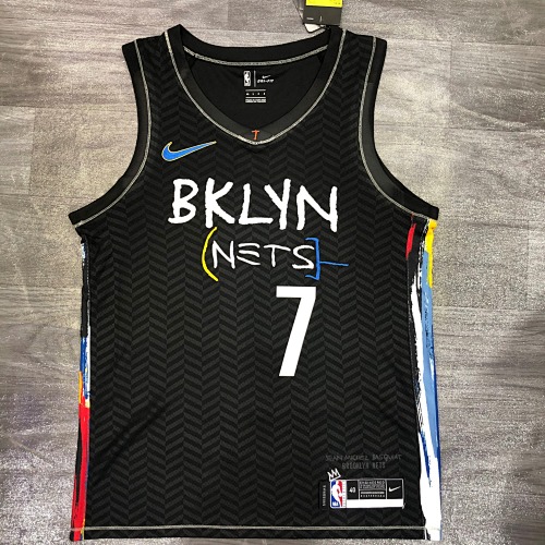 Brooklyn Nets Kevin Durant #7 City Edition 21 Season Basketball Jersey