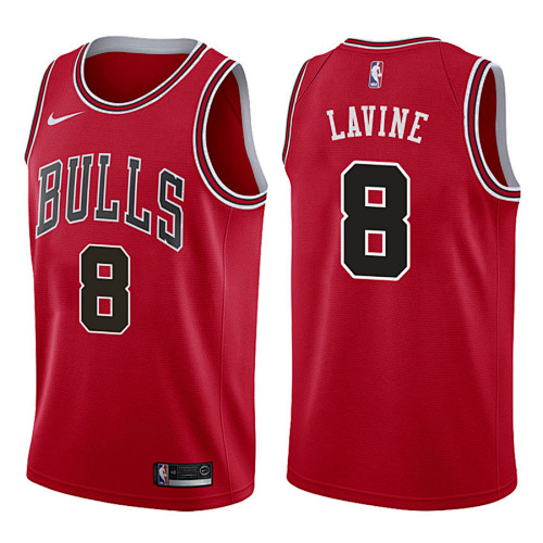 Chicago Bulls Fan Edition Red Basketball Jersey