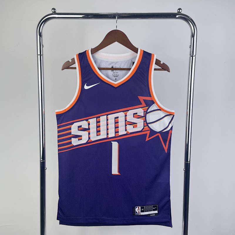Phoenix Suns Devin Booker #1 Away Purple 24 Season Basketball Jersey