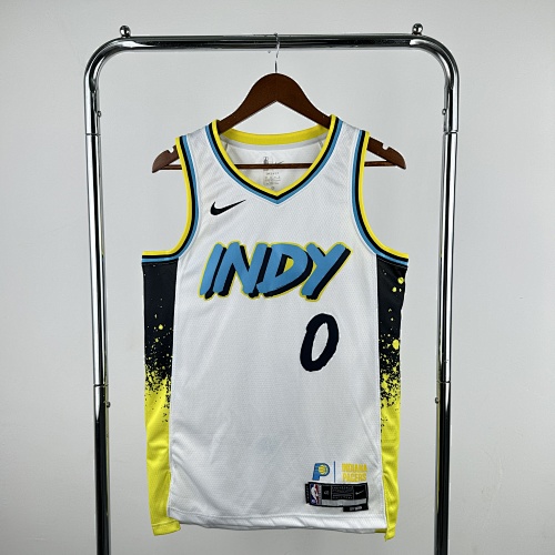 Indiana Pacers Tyrese Haliburton #0 City Edition 25 Season Basketball Jersey