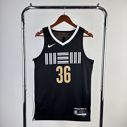 Memphis Grizzlies #36 City Edition 24 Season Basketball Jersey