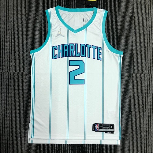 Charlotte Hornets LaMelo Ball #2 White Basketball Jersey
