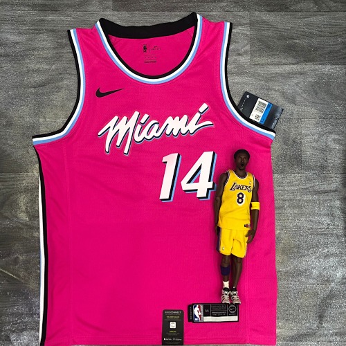 Miami Heat #14 Pink Basketball Jersey